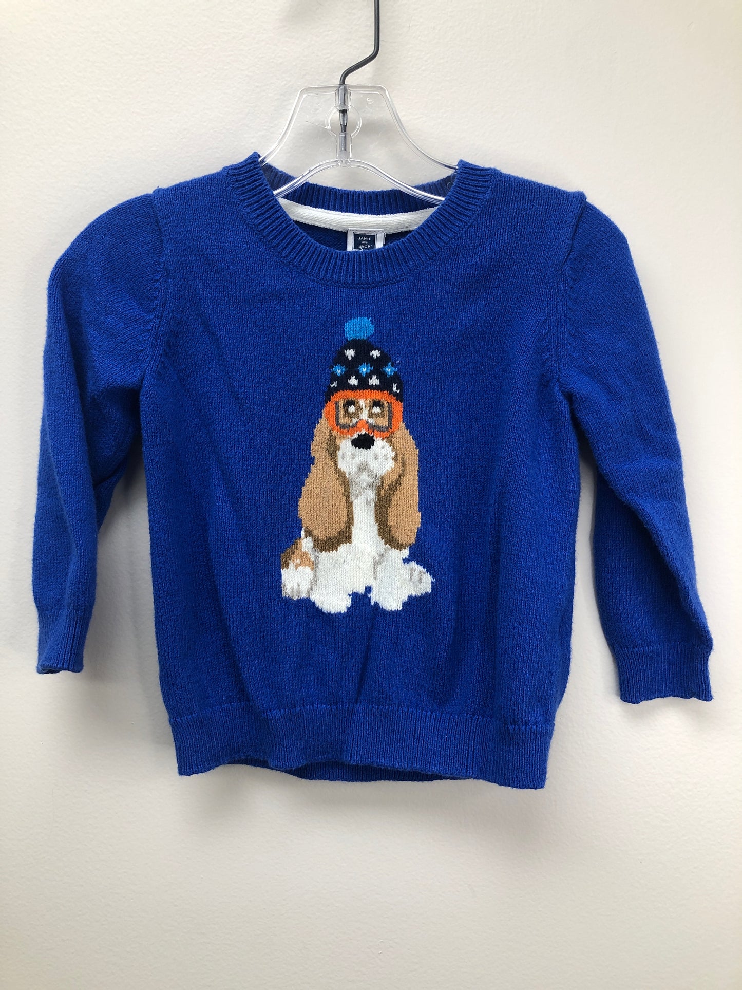 12- 18 Months Janie and Jack blue Dog Sweater