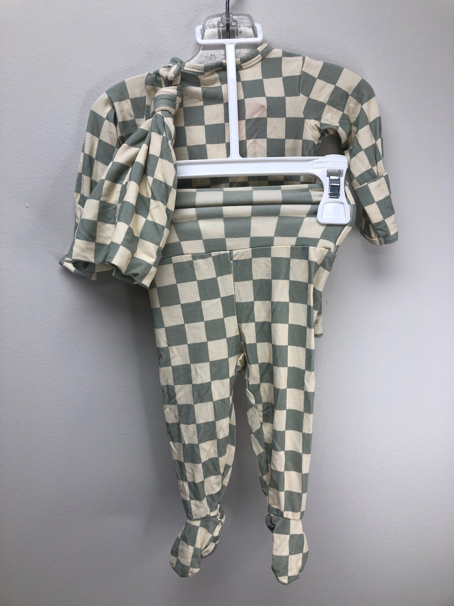 NB Lou Lou blue checkered 2 PC Ensembles