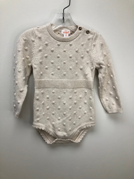24m Cat & Jack cream Romper