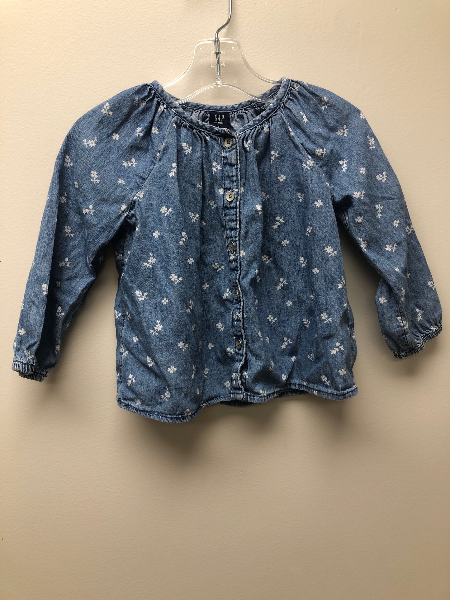 2 GAP denim flowers Shirt