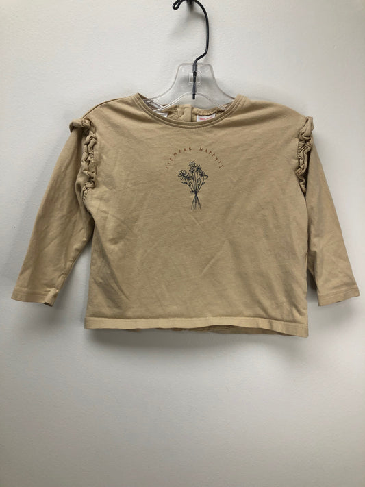 18-24m Zara tan floral Shirt