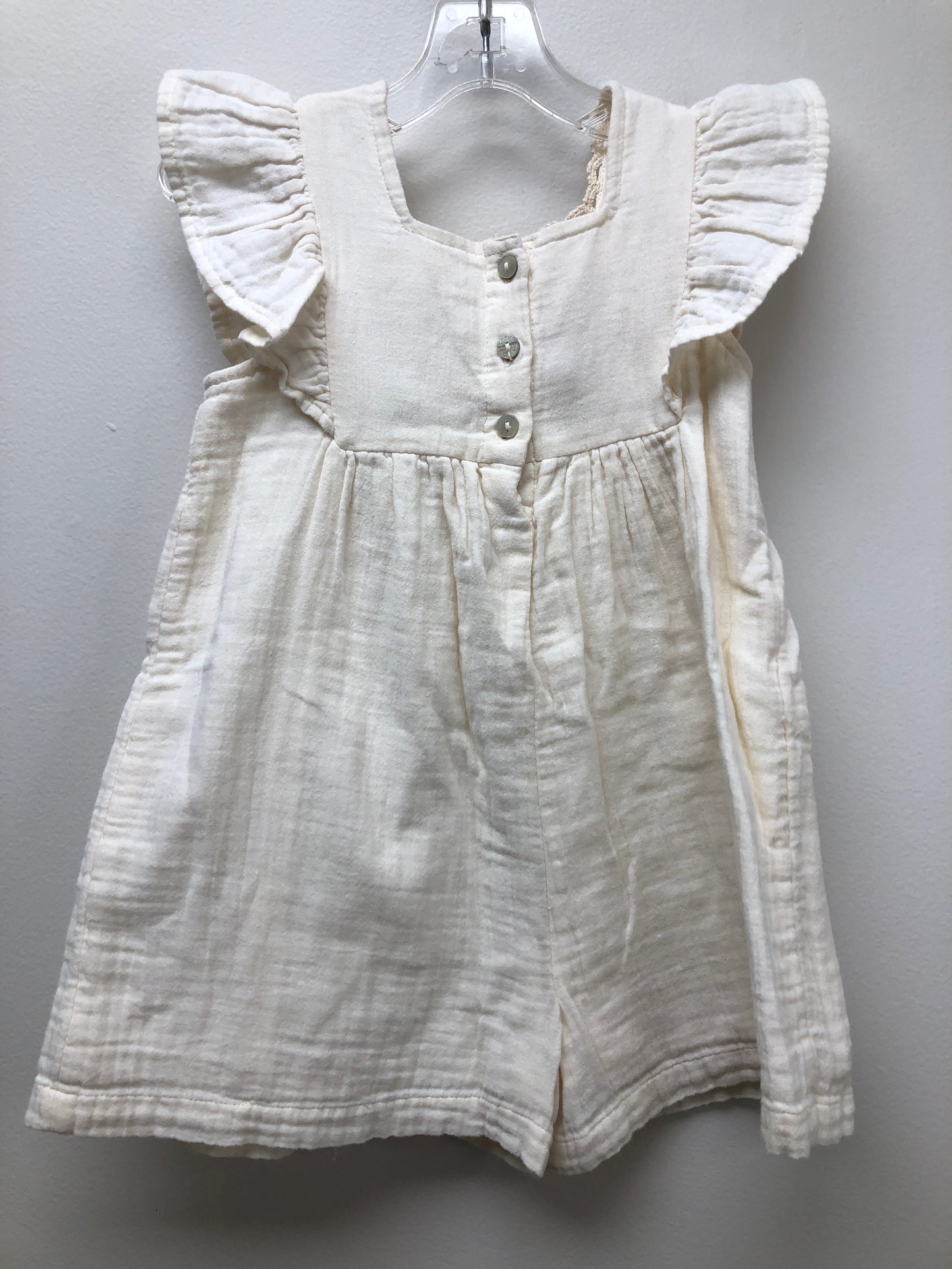 Size 3t Zara cream embroidered romper
