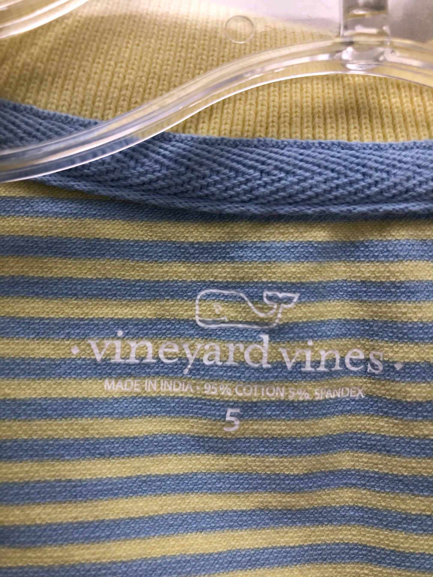 5T Vineyard Vines blue stripe Shirt