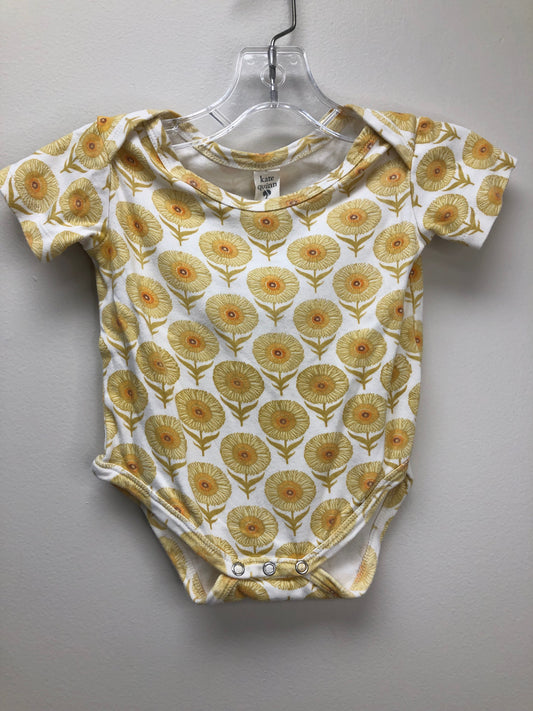 12-18 Months Kate Quinn gold floral Onesie