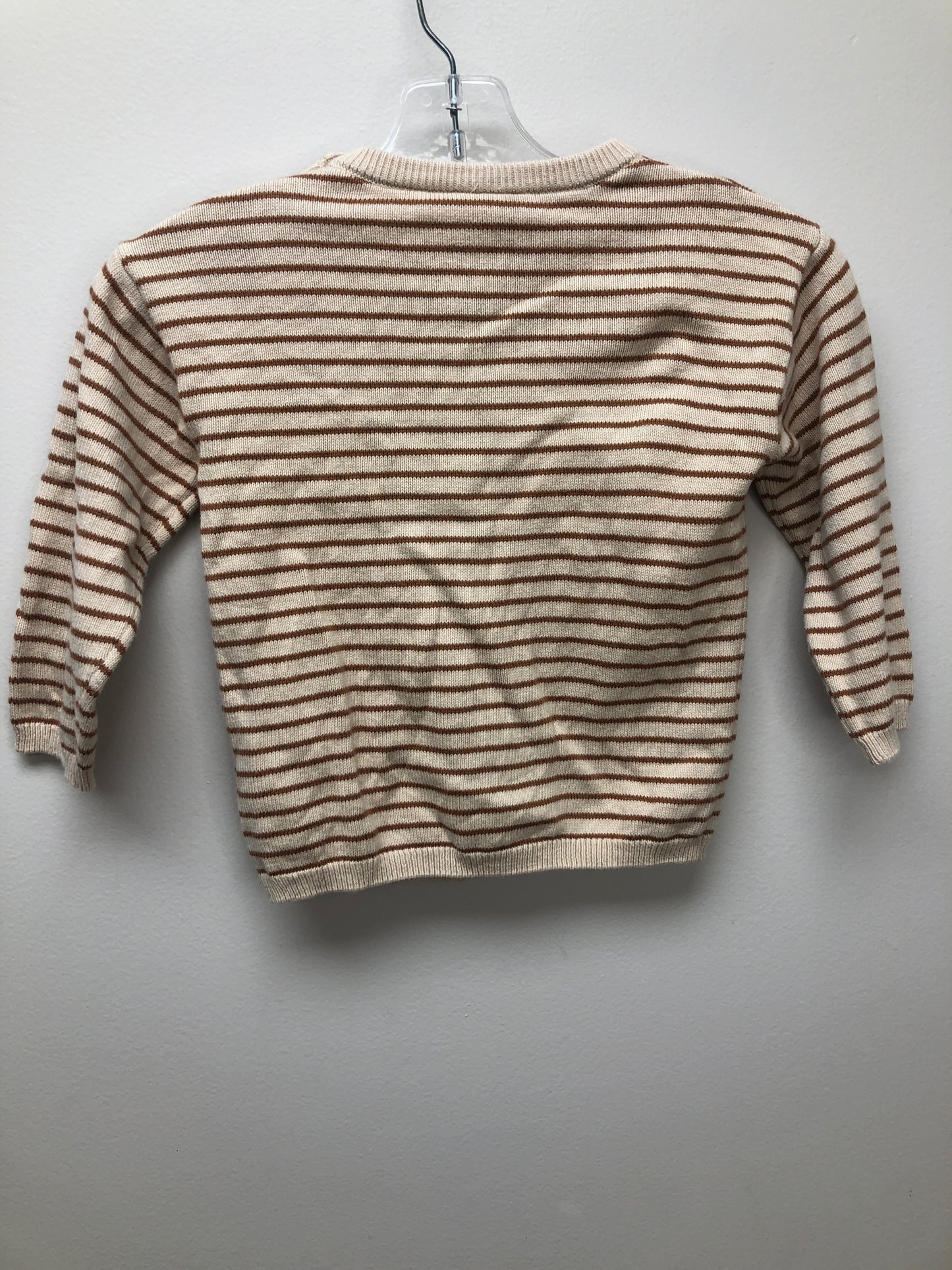 12m H & M cream stripe Sweater
