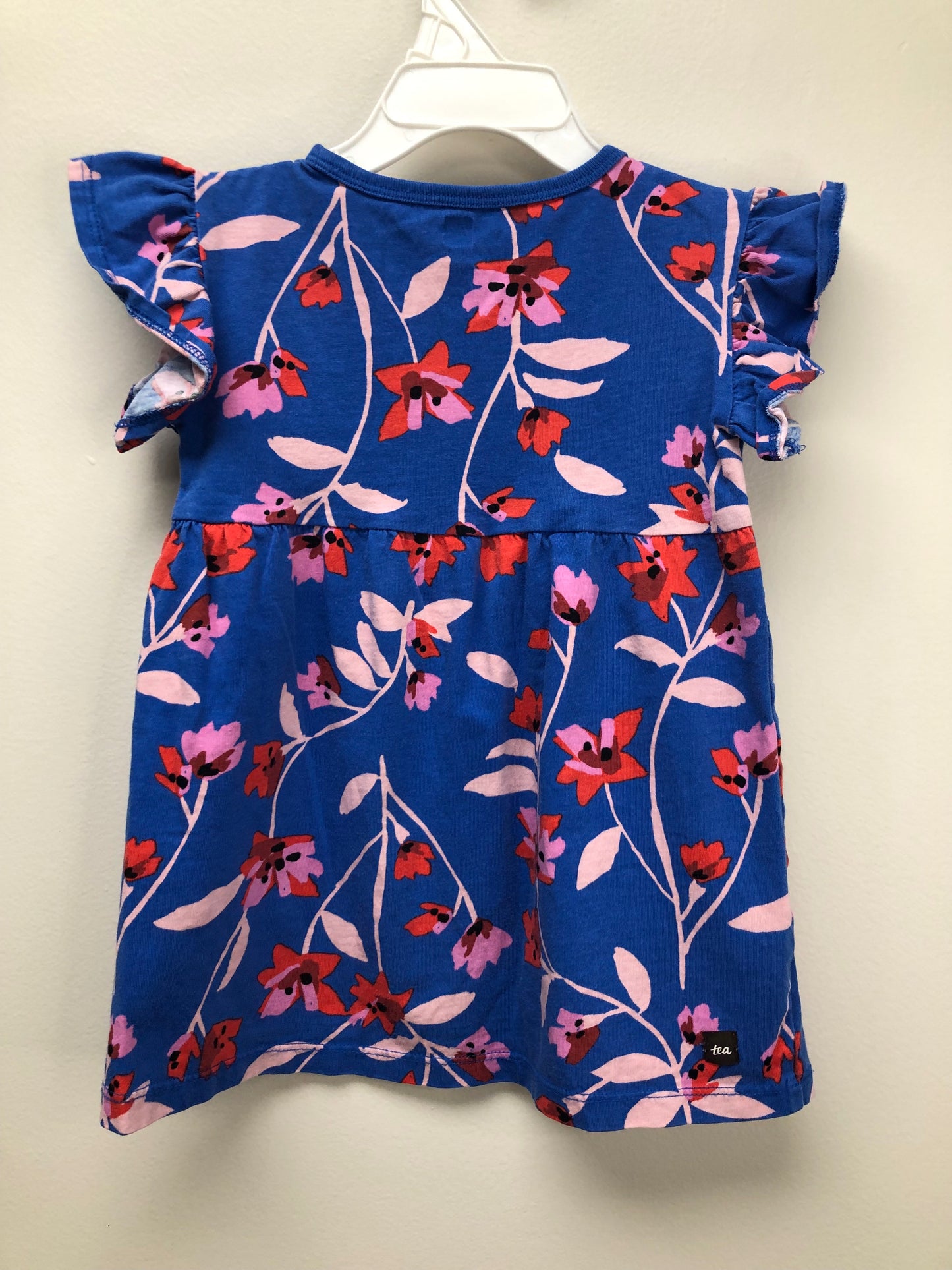 18-24m tea blue floral Dress