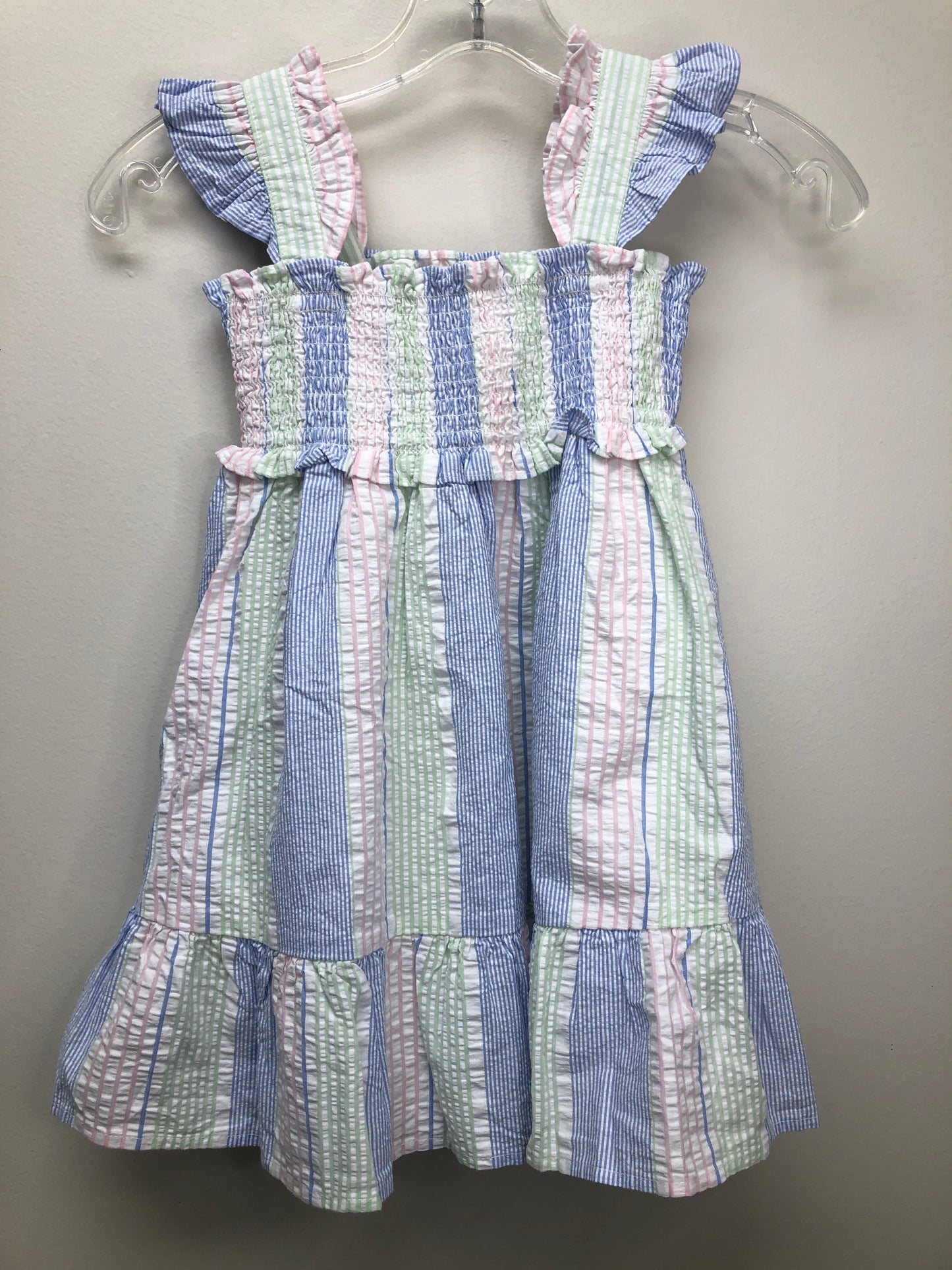 5T Janie and Jack blue stripe Dress