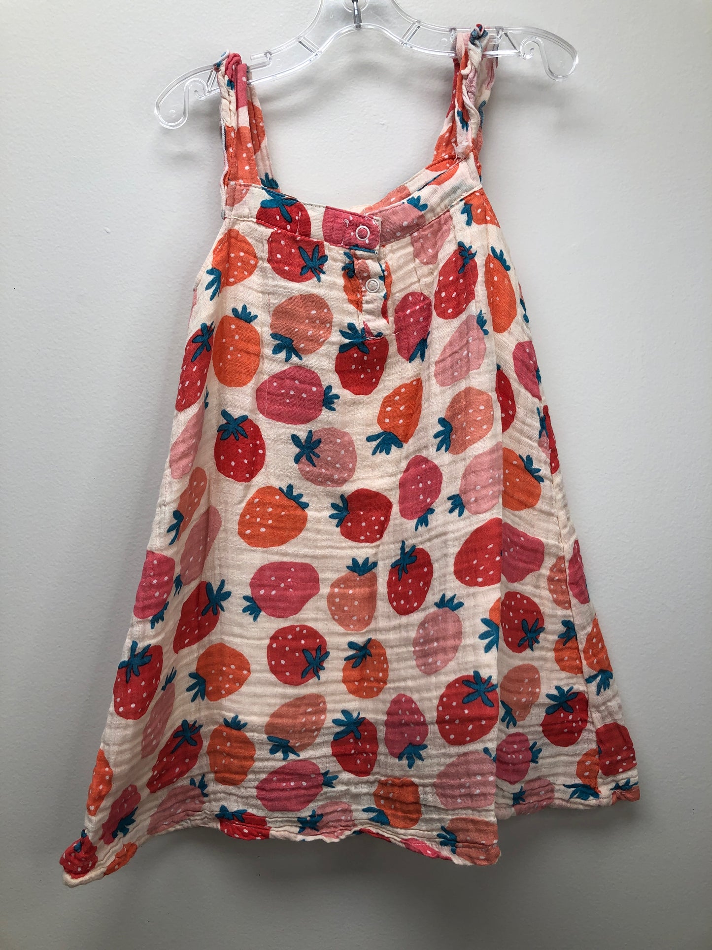 4T Angel Dear pink strawberries Dress