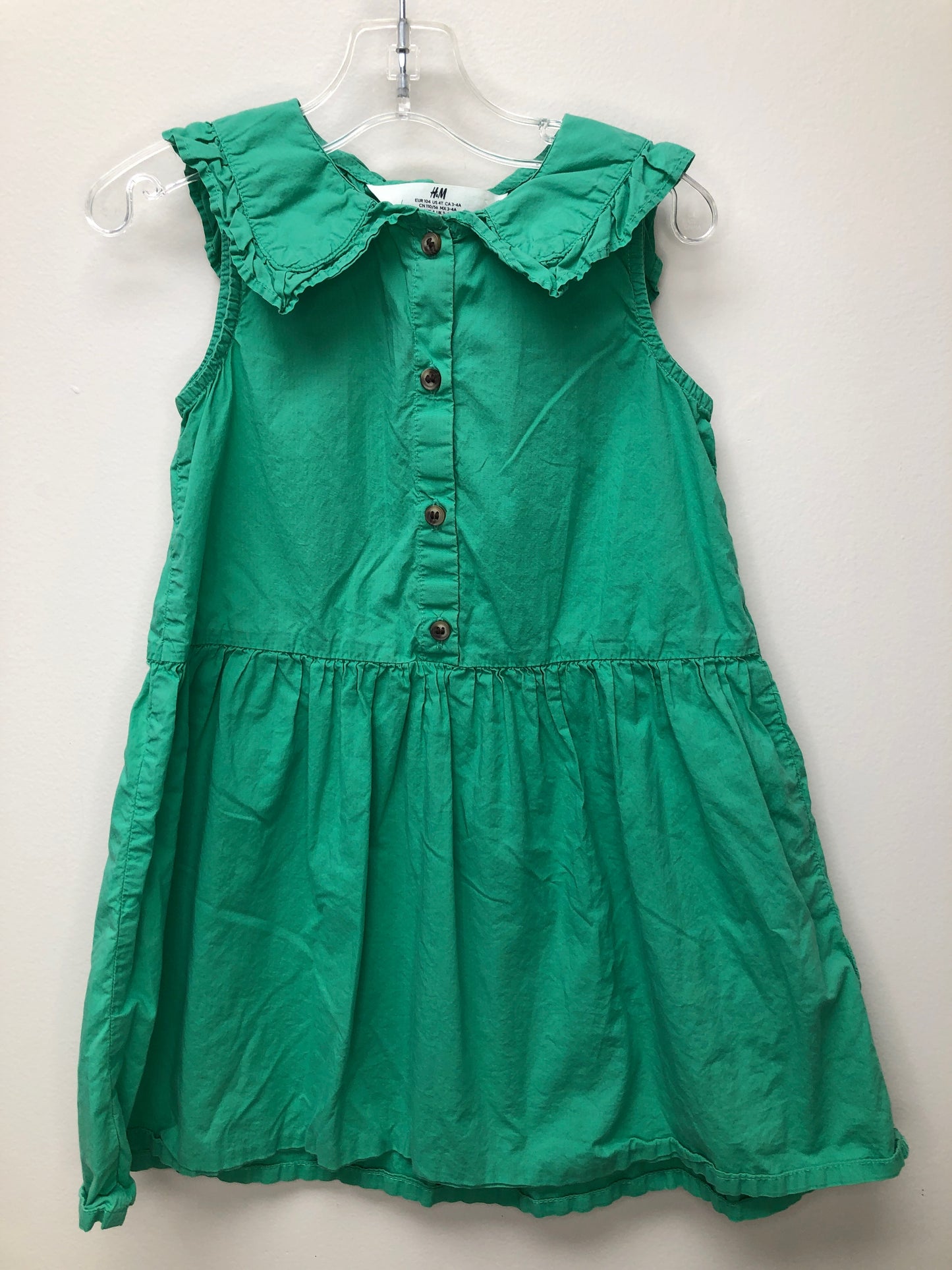 3 H & M green Dress