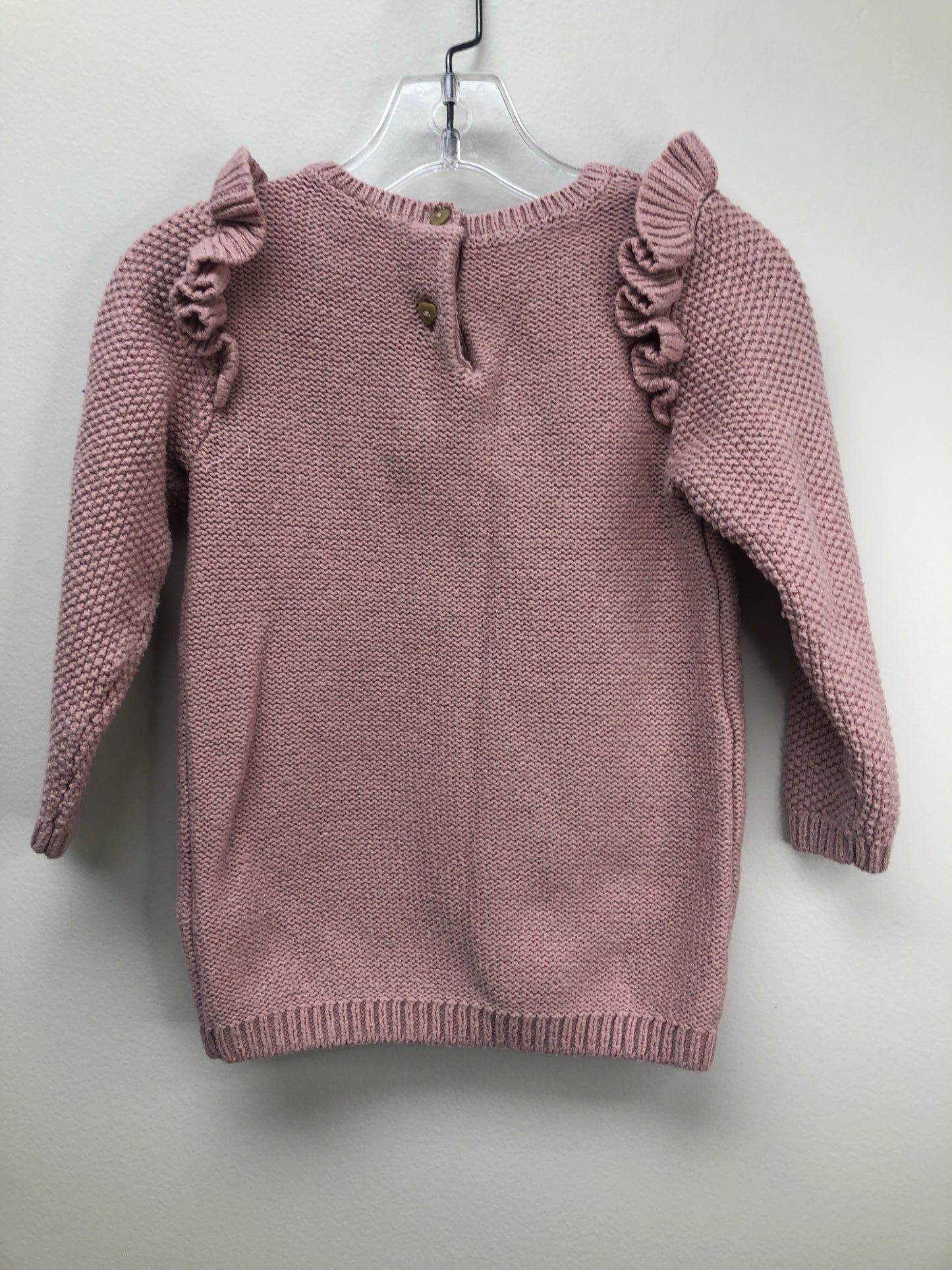 12-18M H & M pink knit Dress