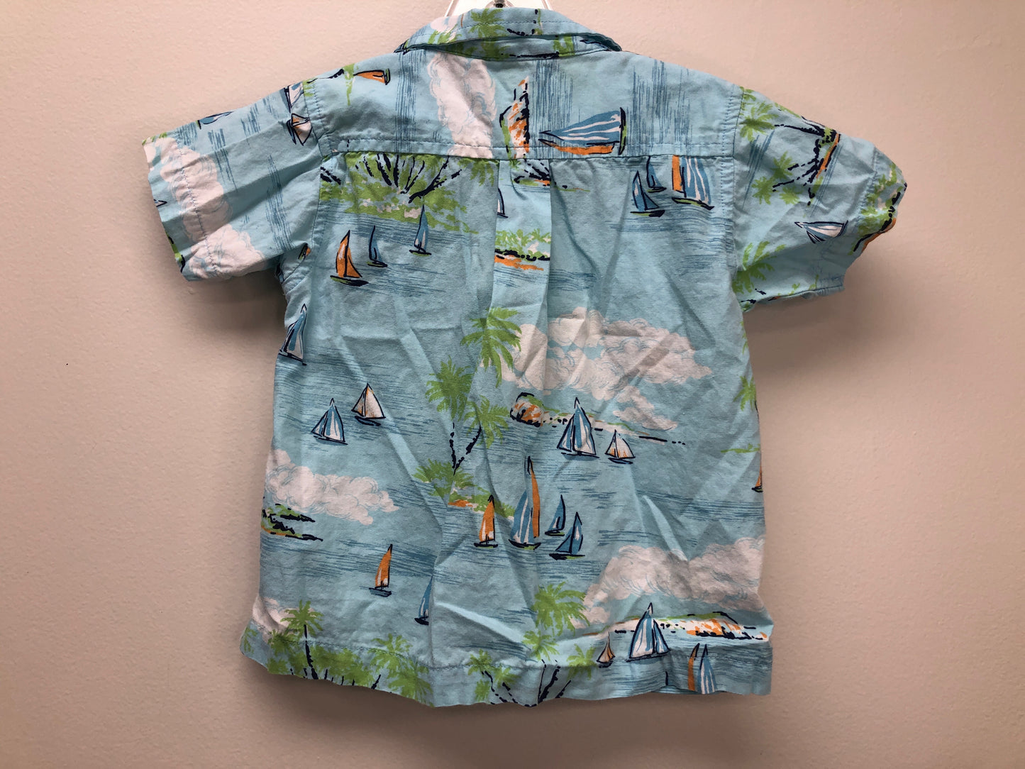 18 Months Kitestrings light blue Hawaiian Shirt