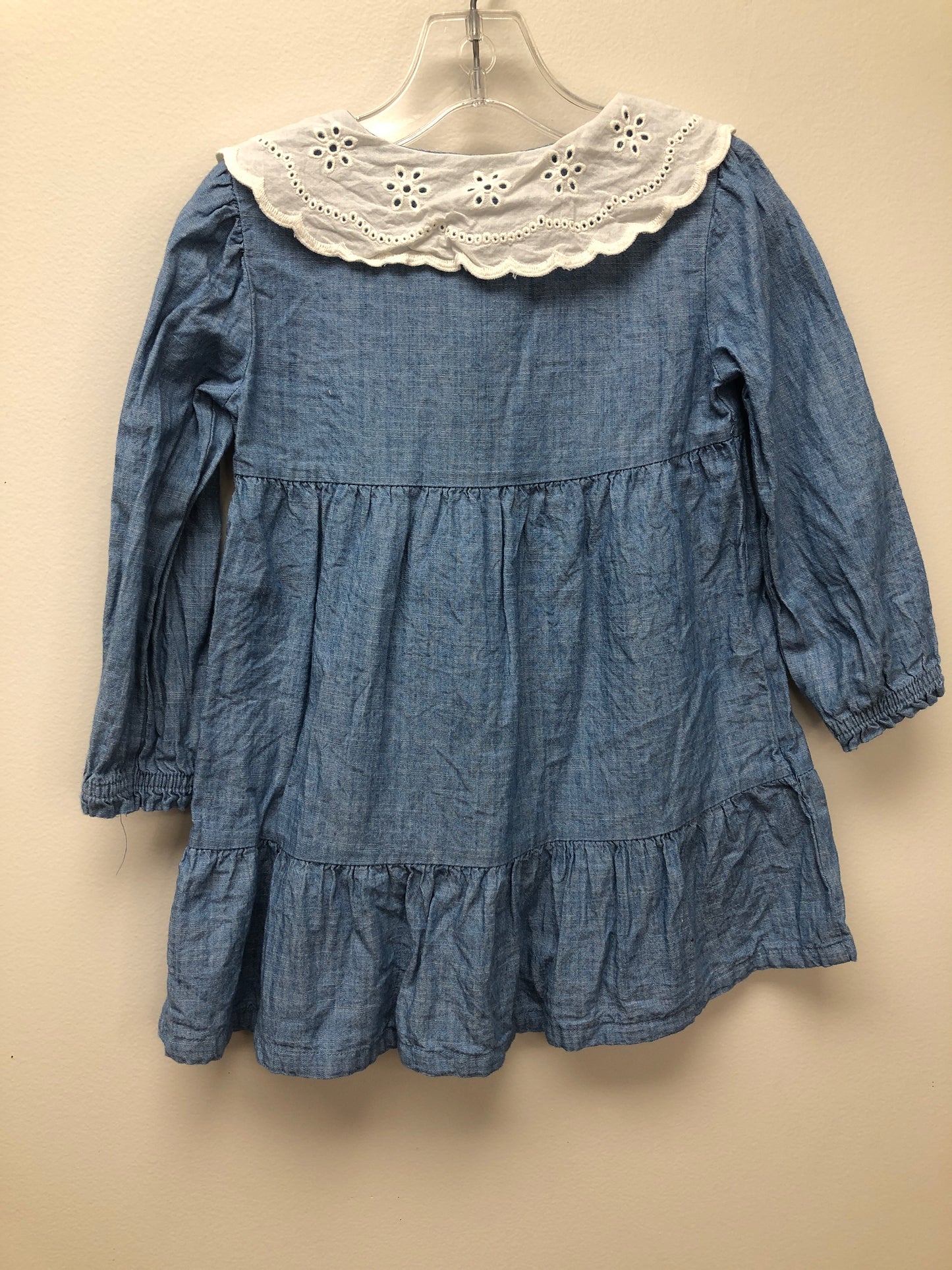 2T Little Co. denim eyelet Dress