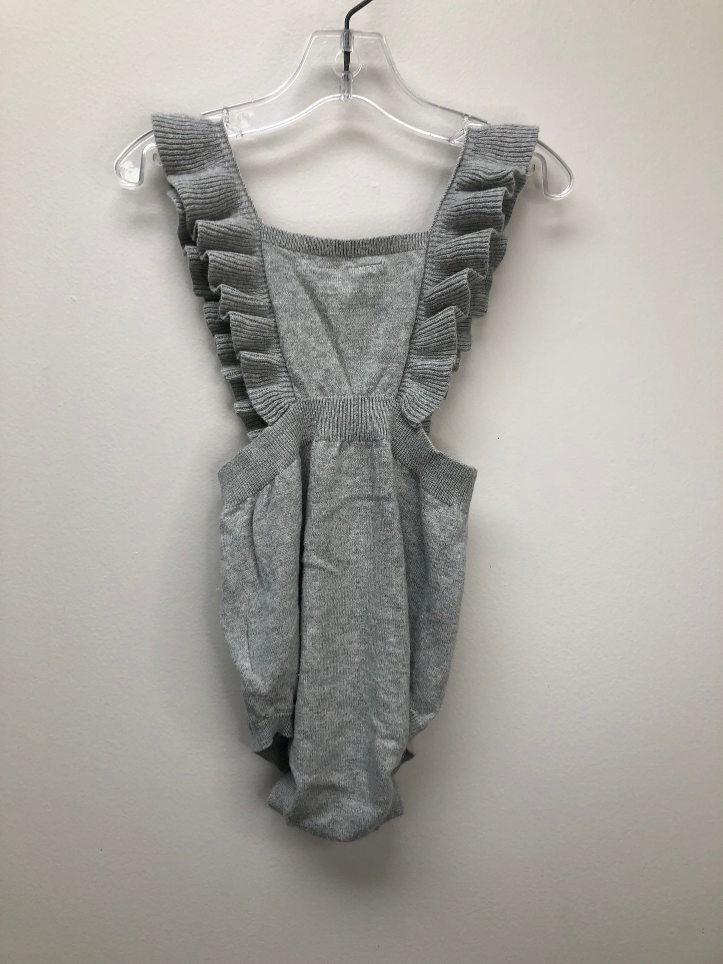 18-24m GAP gray ruffle Romper