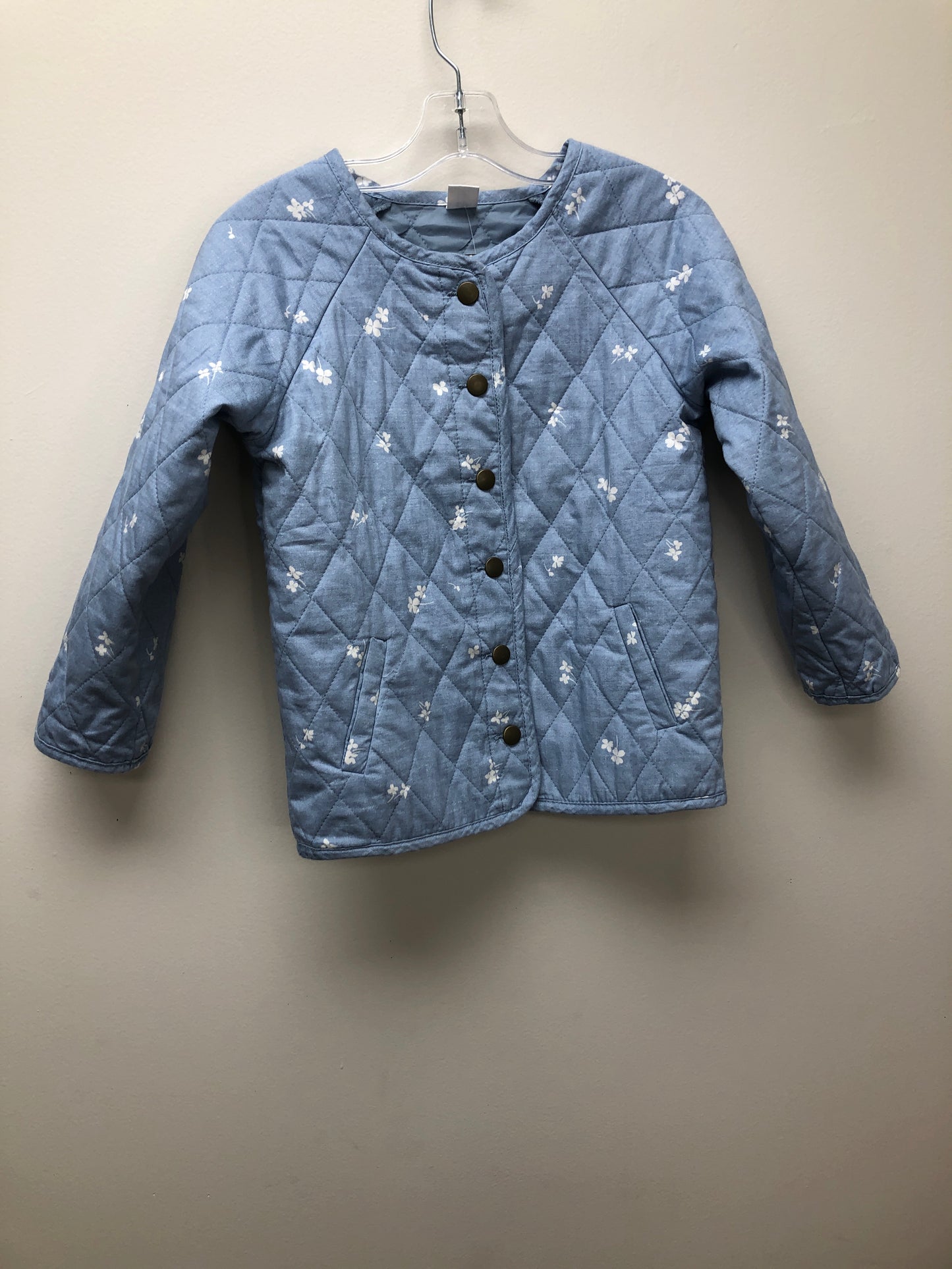 5 GAP blue floral Jacket