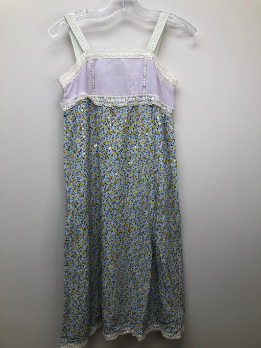 7 Zara  purple floral Dress
