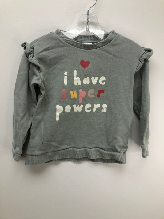 3T H & M green Sweatshirt