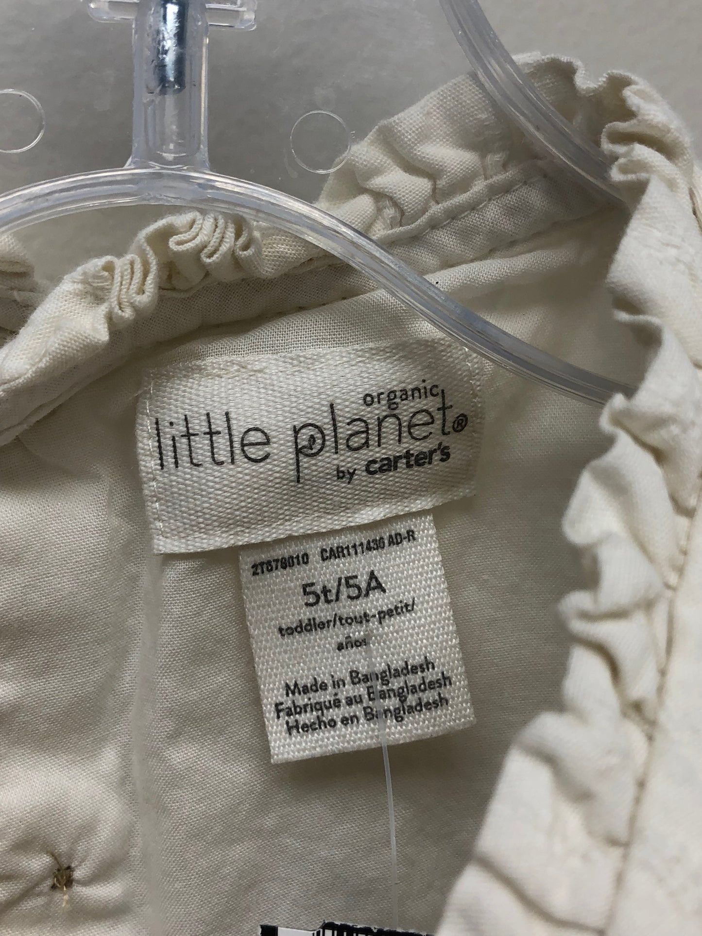 5 Carter's cream floral Shirt