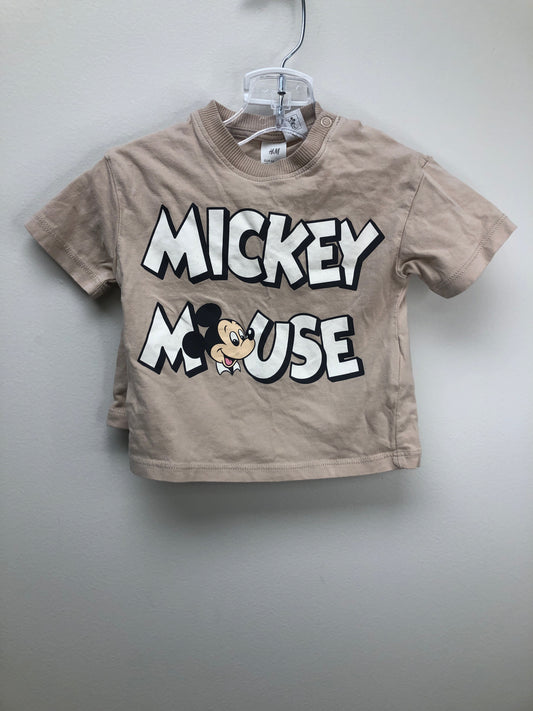 6M H&M tan Mickey Mouse 2 PC Ensembles