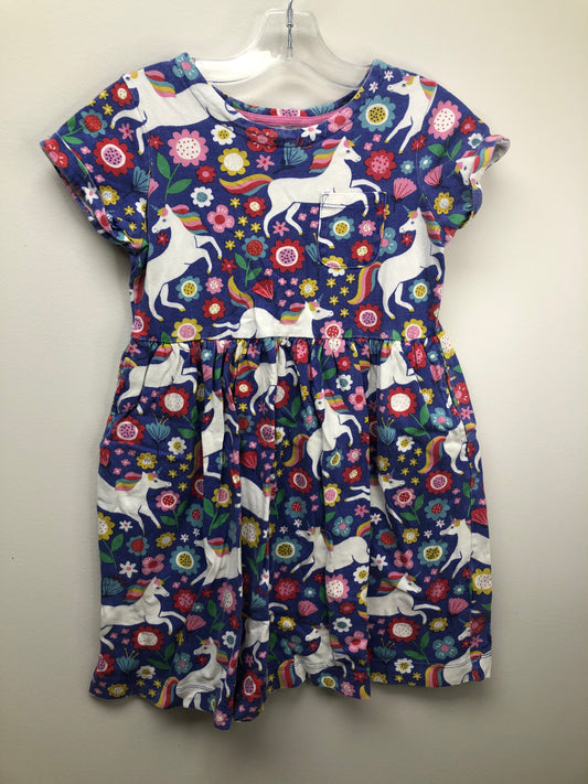 8/9 Boden blue unicorn Dress