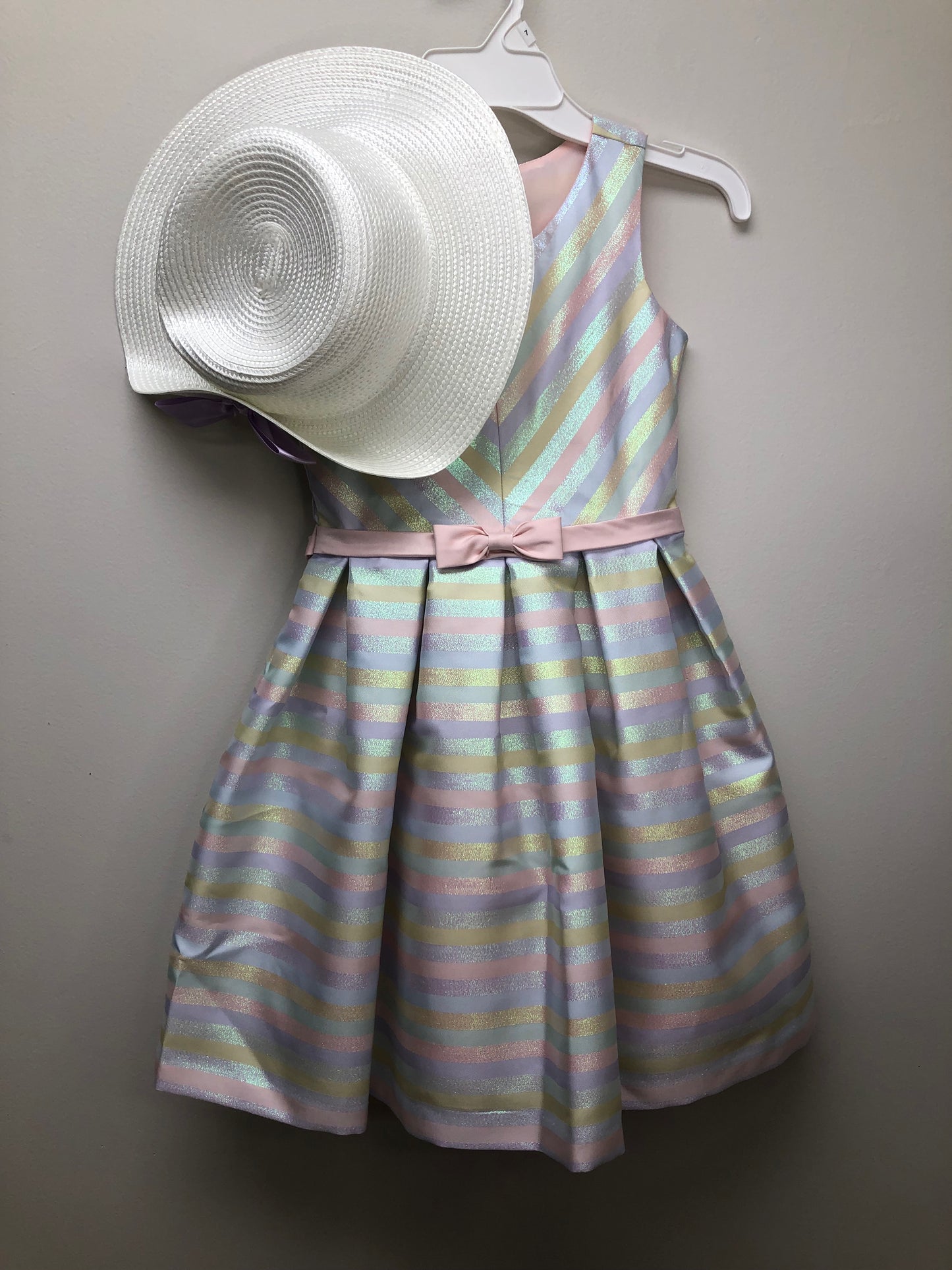 Bonnie Jean Child Size 7 Pastel Dress