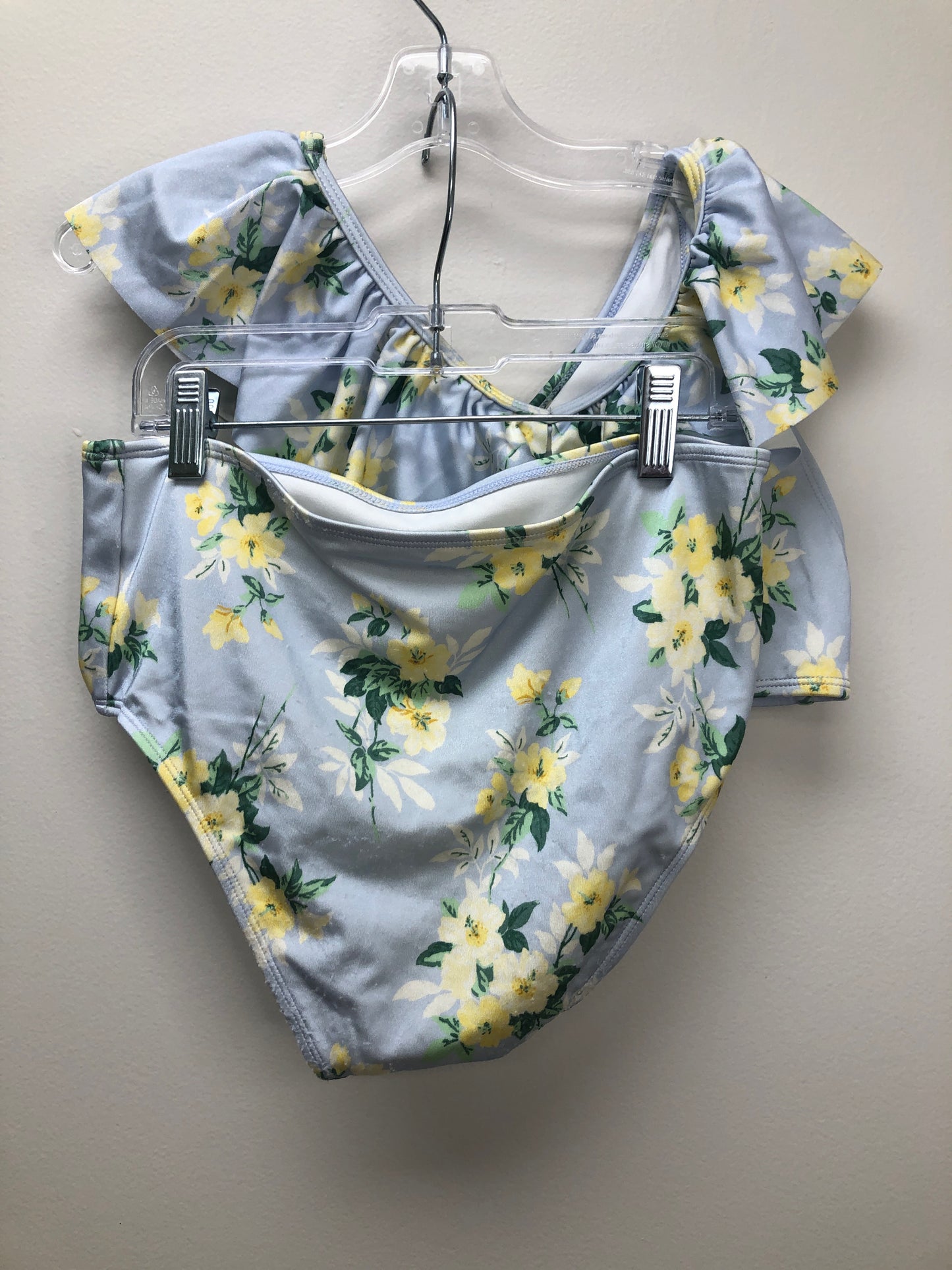 size 14 Janie and Jack blue floral Swimwear