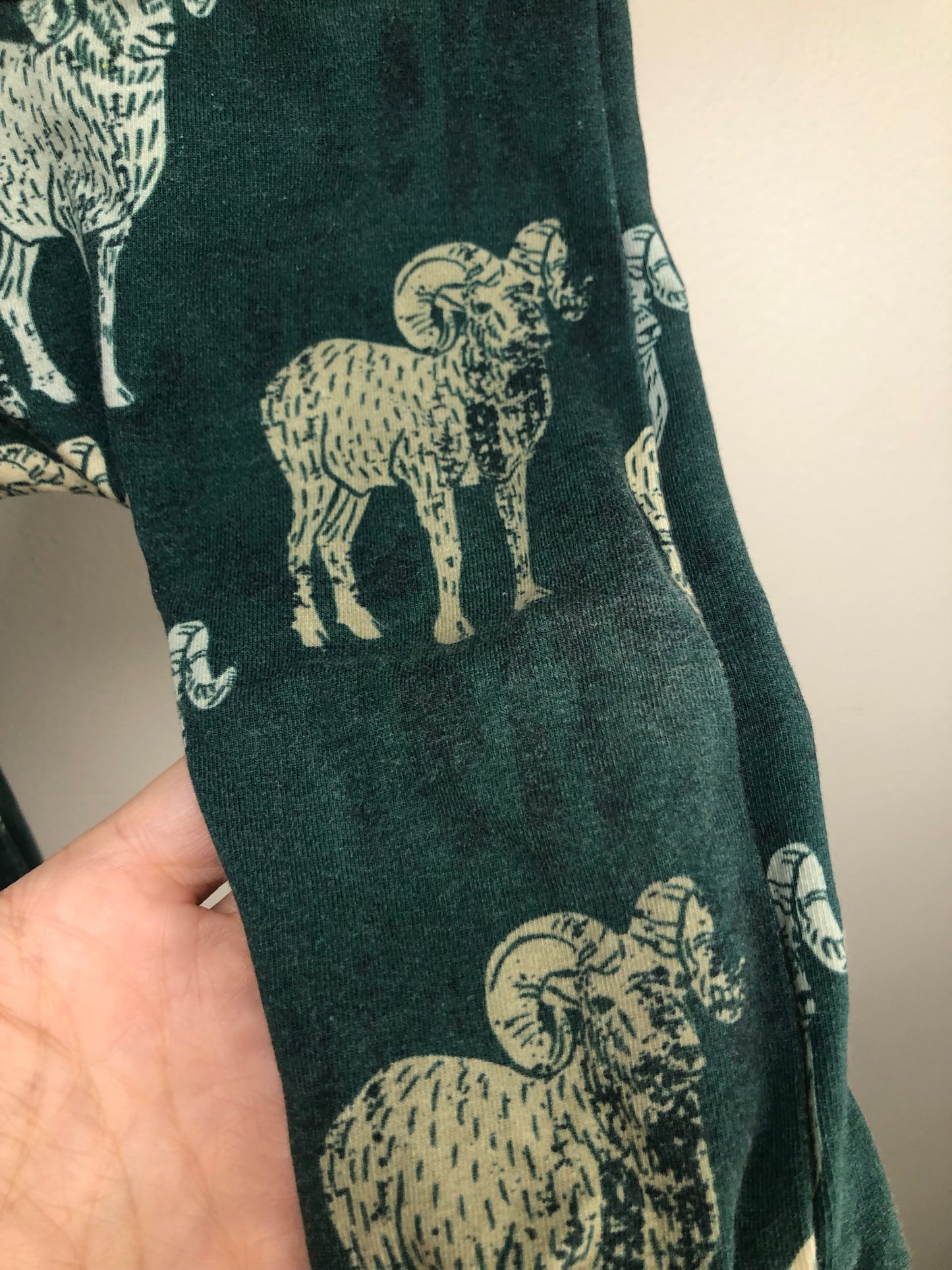 6m Rags green animal print 1 PC Ensemble