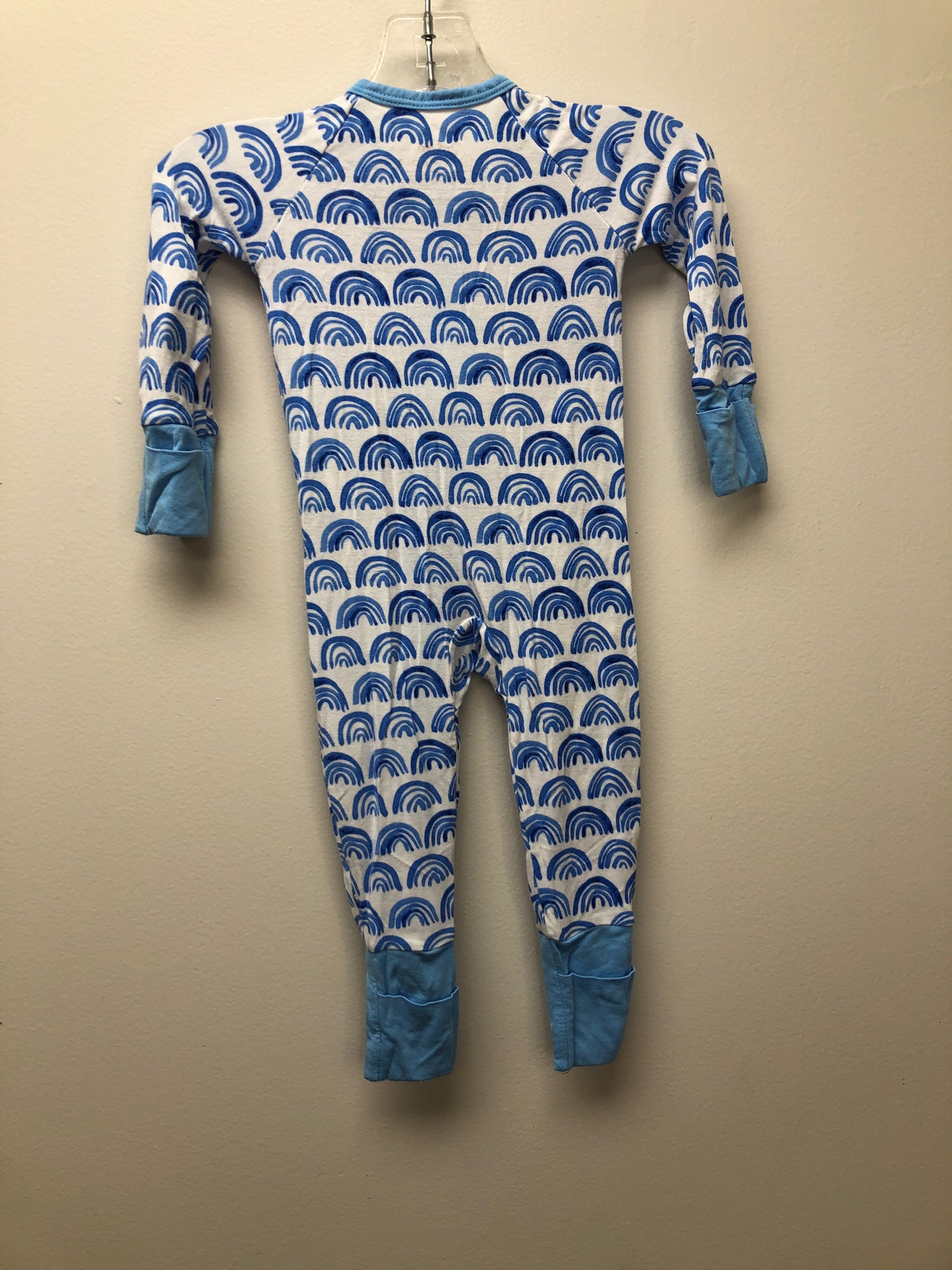 Newborn Little Sleepies blue rainbow Sleeper