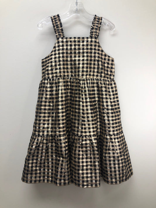 6/7 Crewcuts Gold checkered Dress
