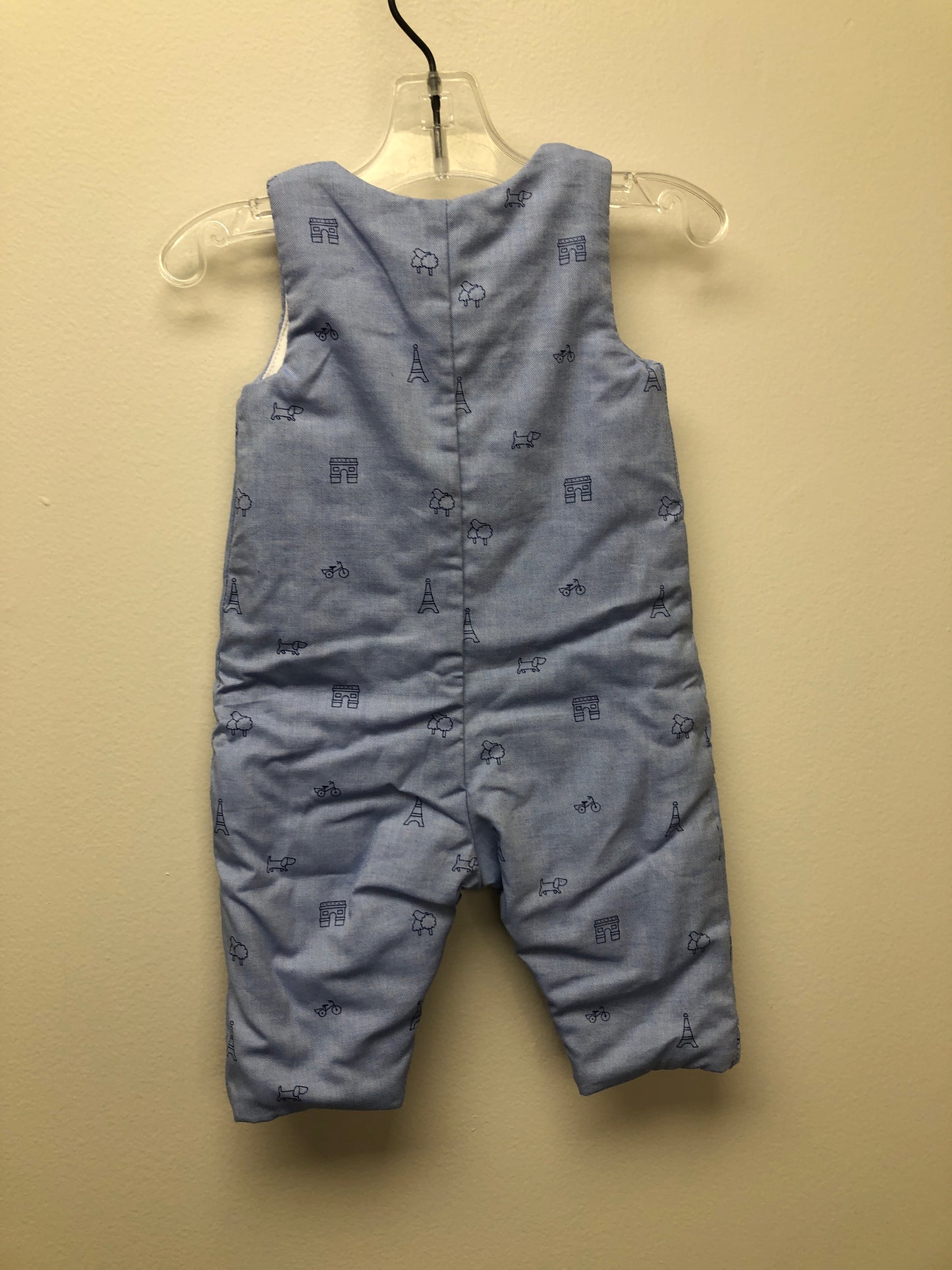 Newborn Jacadi blue Paris Romper