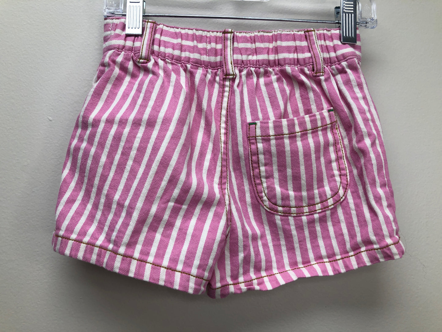 6 Mini Boden pink stripe Shorts