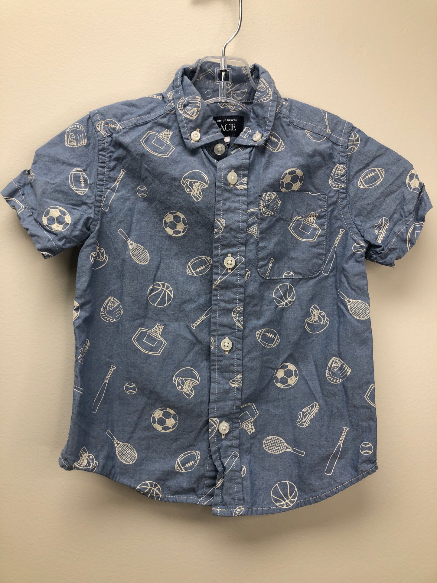 2T The Children's Place blue Sports Shirt