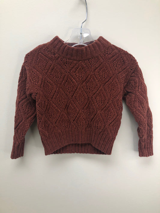 2T Old Navy rust knit Sweater
