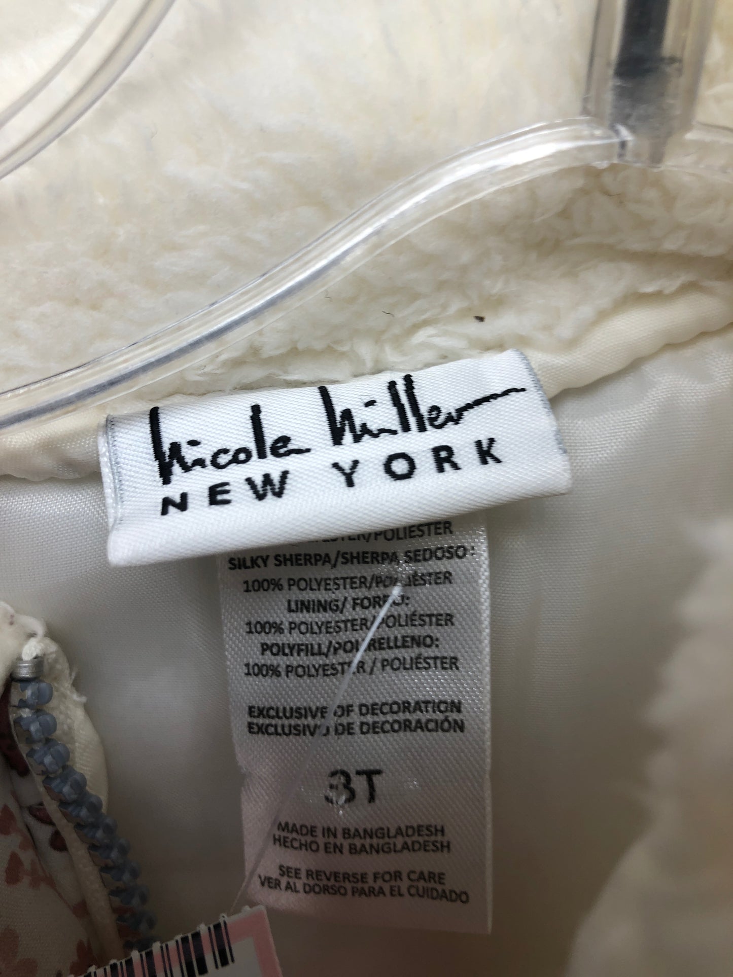 3T Nicole Miller pink floral Vest