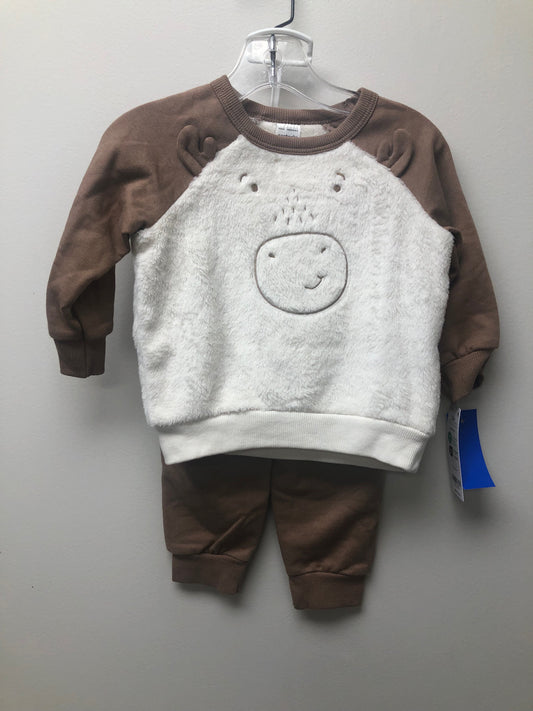 12m NEW Carter's brown Bear 2 PC Ensembles