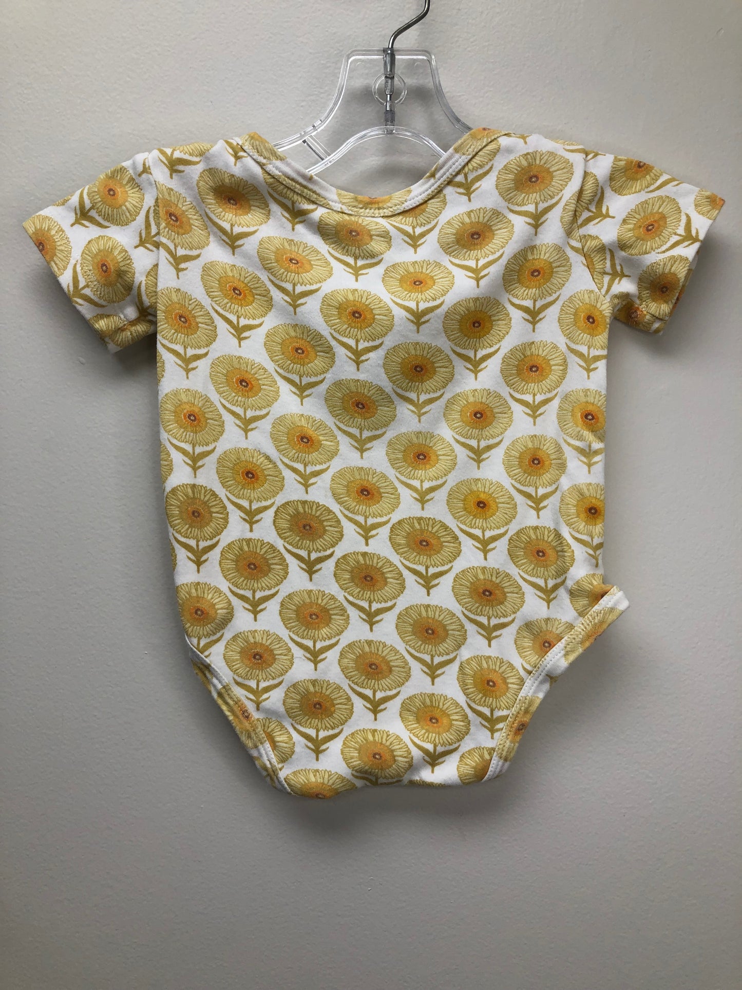 12-18 Months Kate Quinn gold floral Onesie