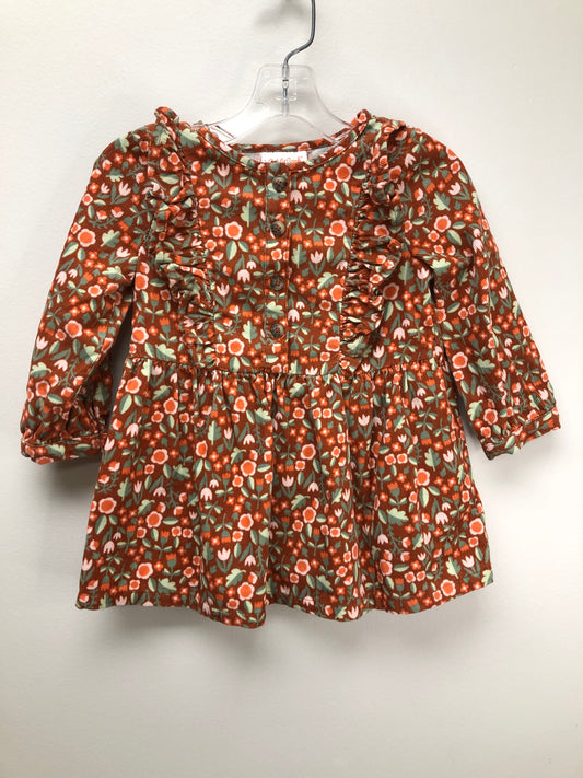 18m Cat & Jack rust floral Dress