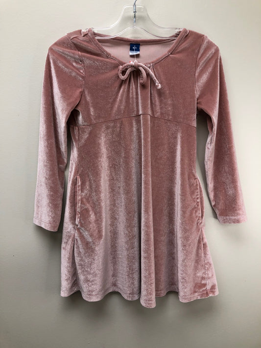 6/7 Old Navy pink Velvet Dress