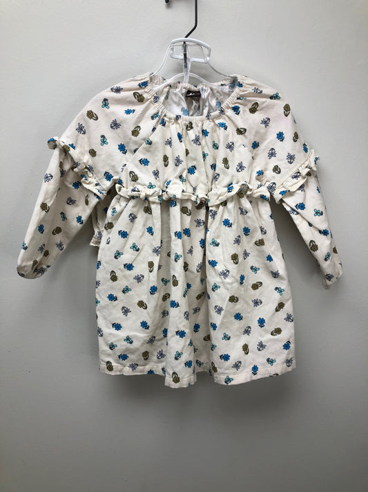 2T tea cream print Dress