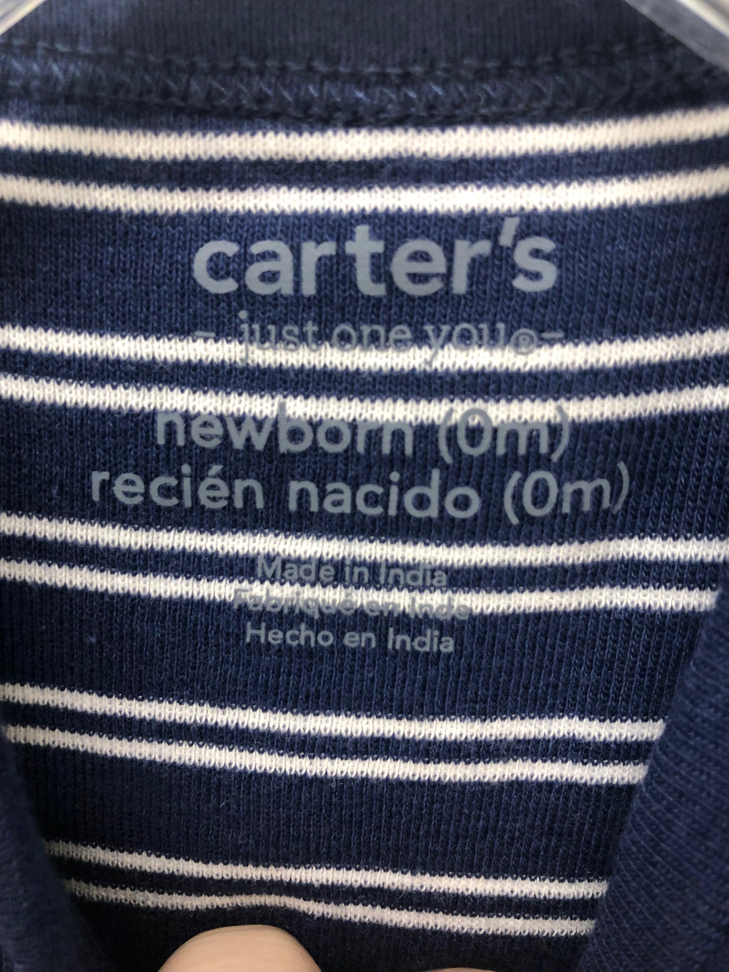 NB Carter's navy stripe 2 PC Ensembles