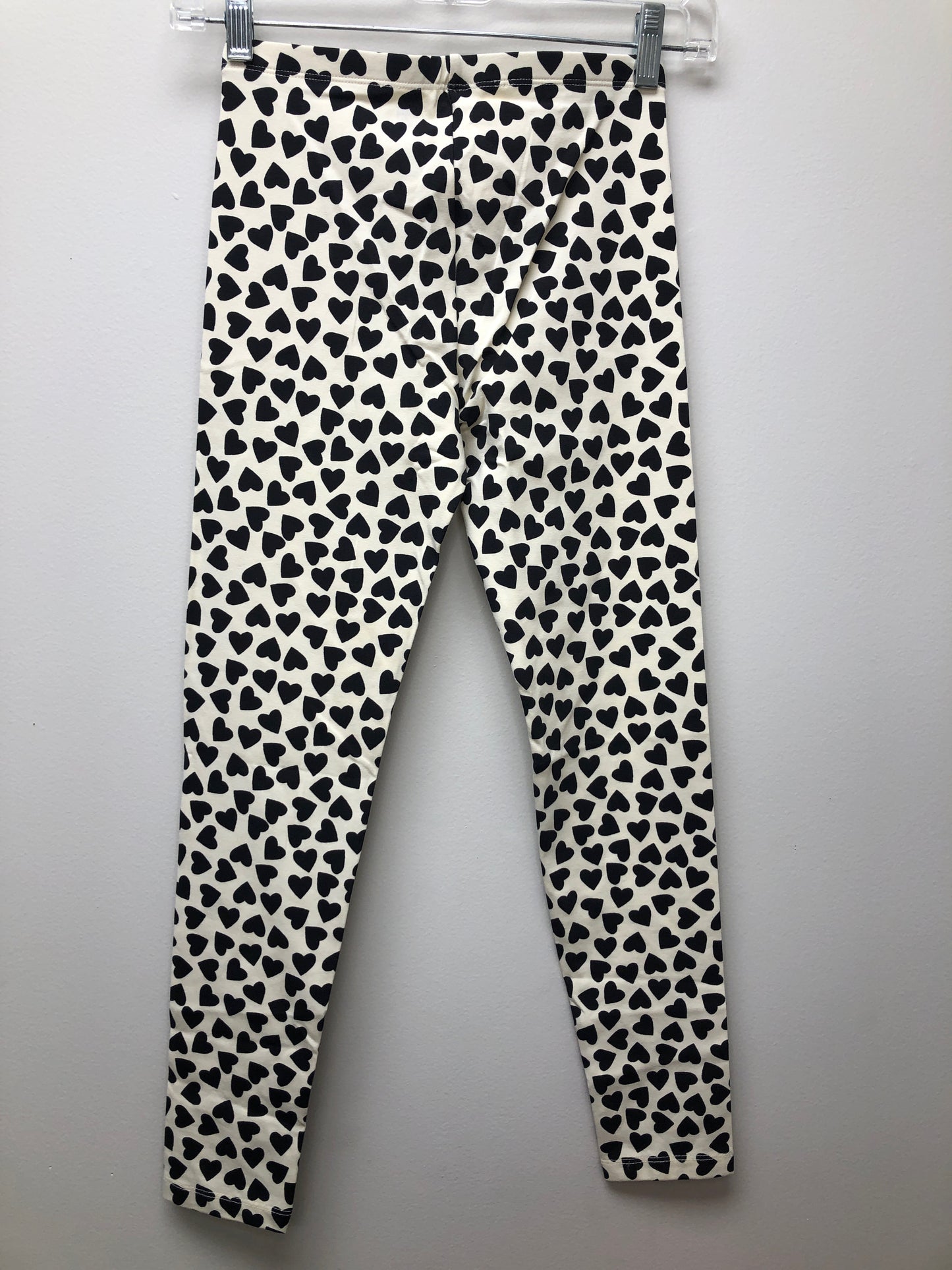 Size 12 tea white hearts Leggings