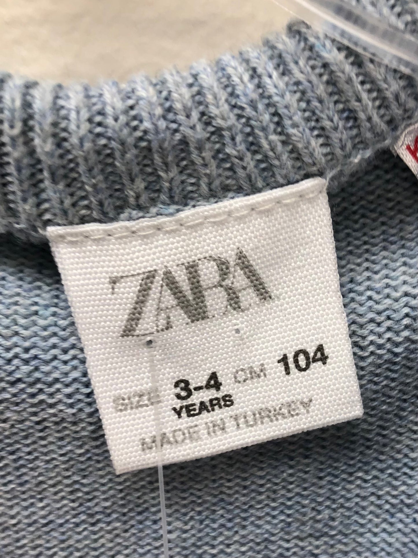 3-4 Zara blue Sweater