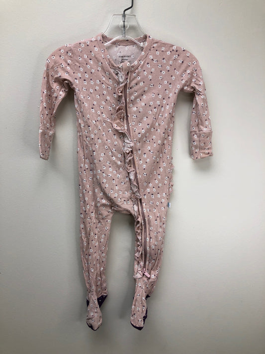 6-9m Posh Peanut pink floral Sleeper