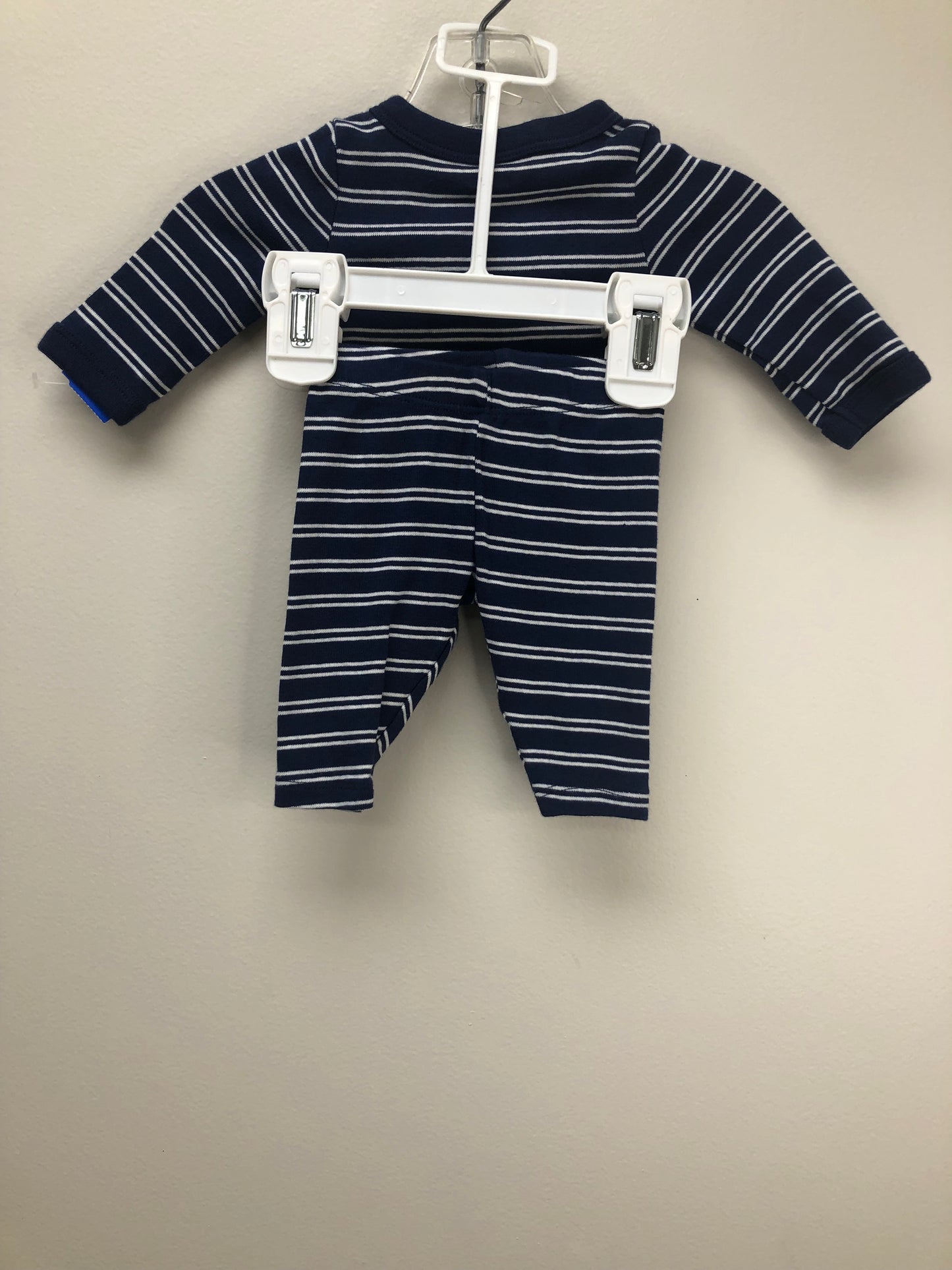 NB Carter's navy stripe 2 PC Ensembles