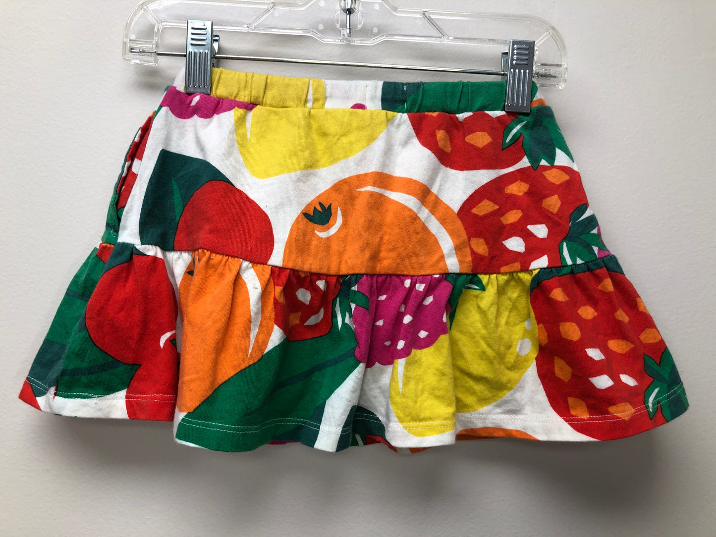 Size 3 Mini Boden Multi-Color fruit Skirt