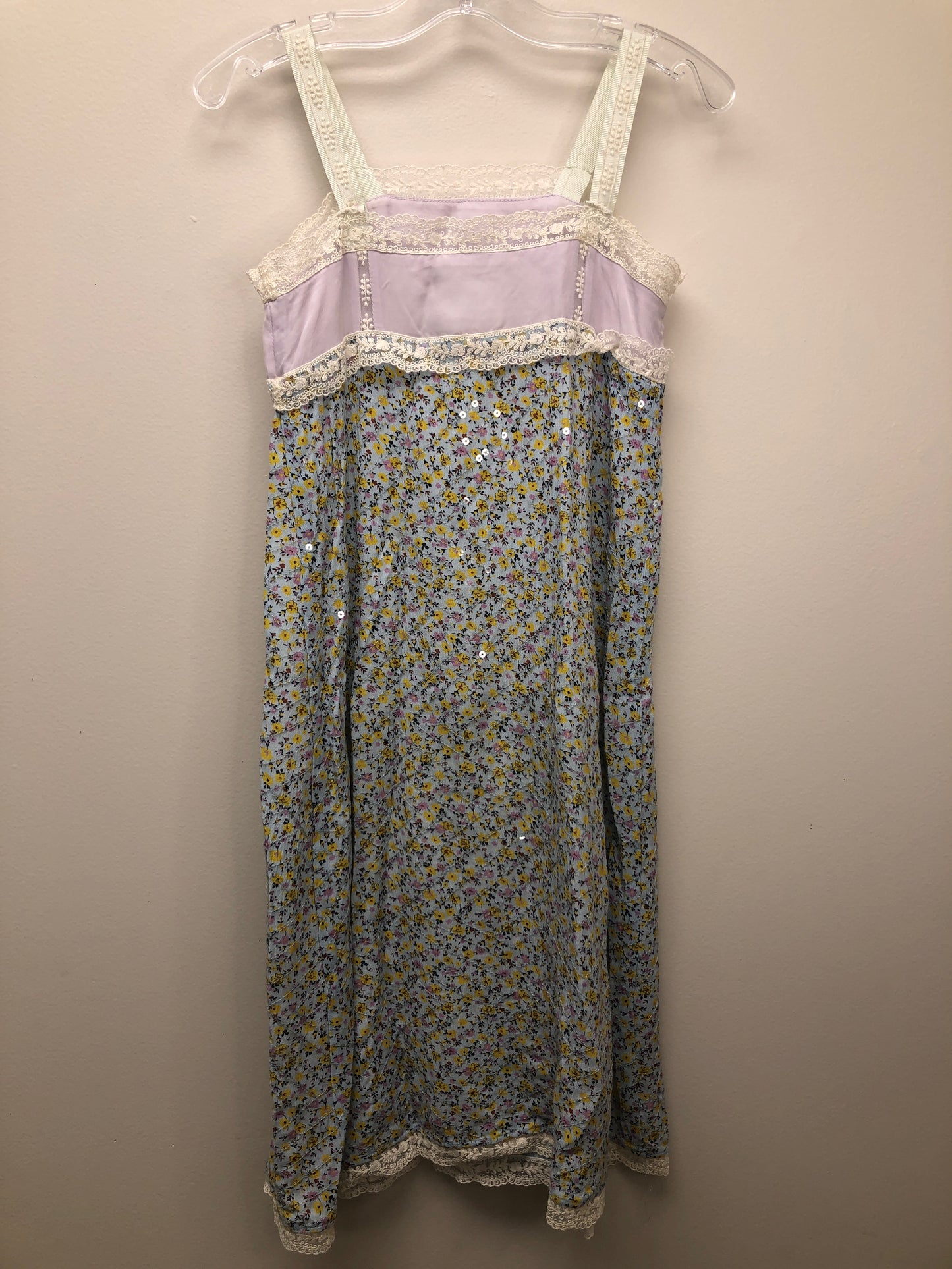 7 Zara  purple floral Dress