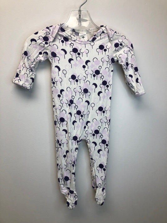 0-3m Kate Quinn purple print 1 PC Ensemble
