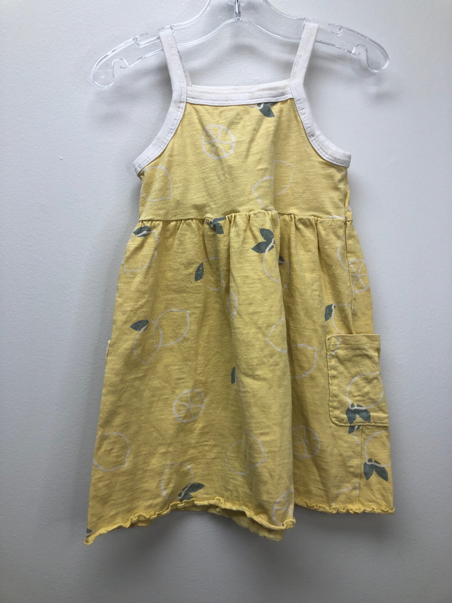 4 Little Co. yellow lemons Dress
