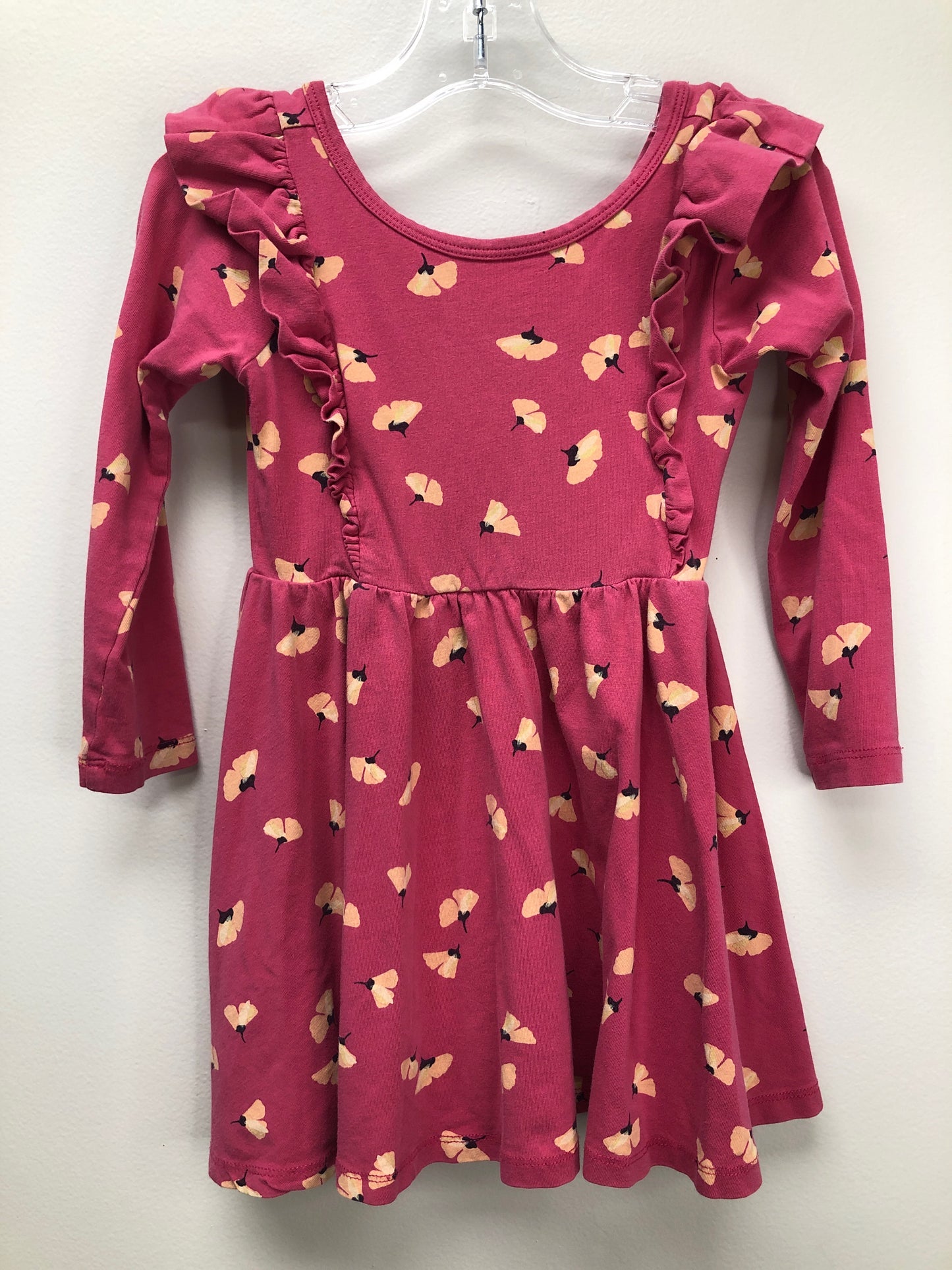 3 tea pink floral Dress