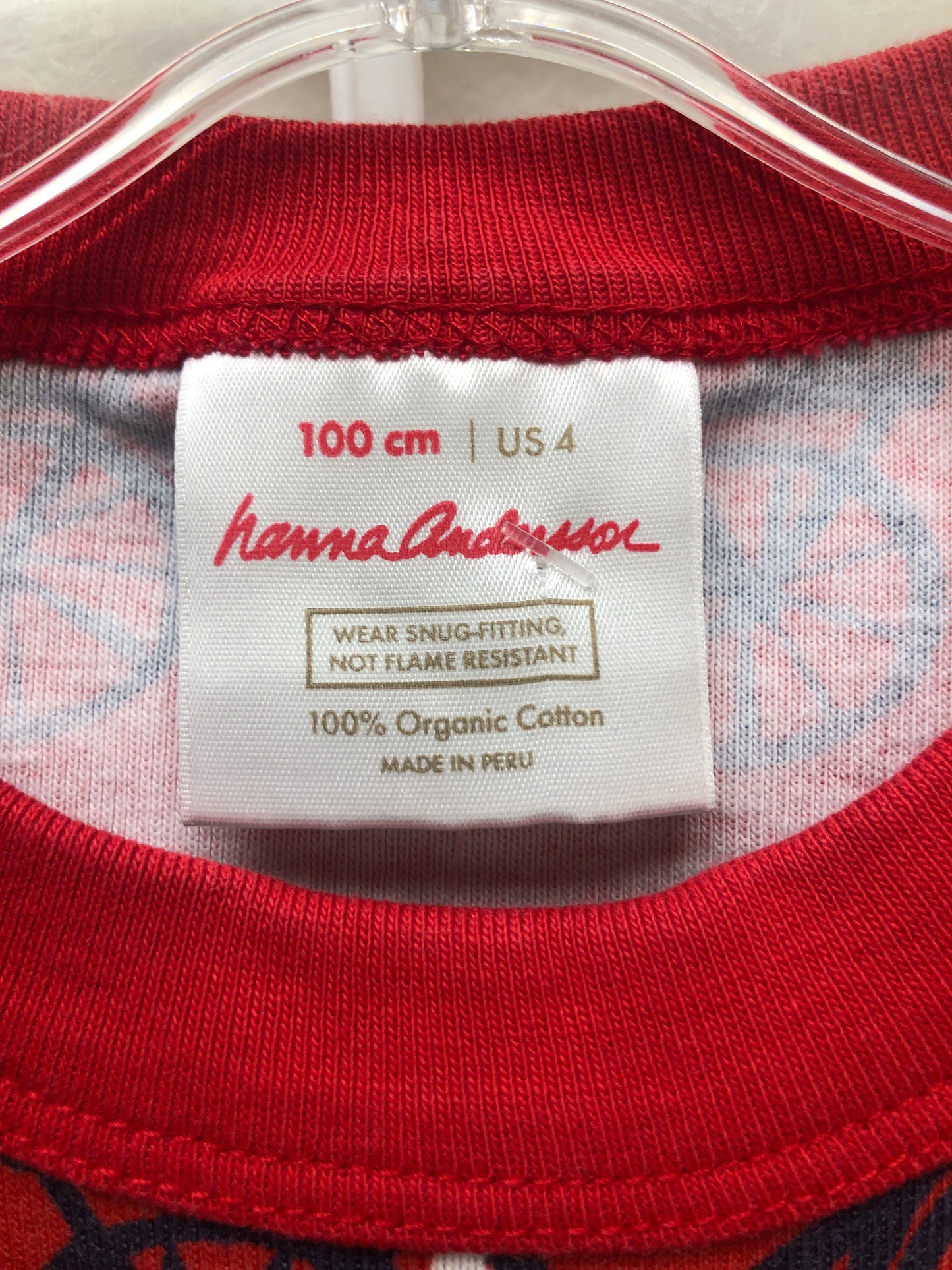 4 Hanna Andersson red Dogs Pajamas