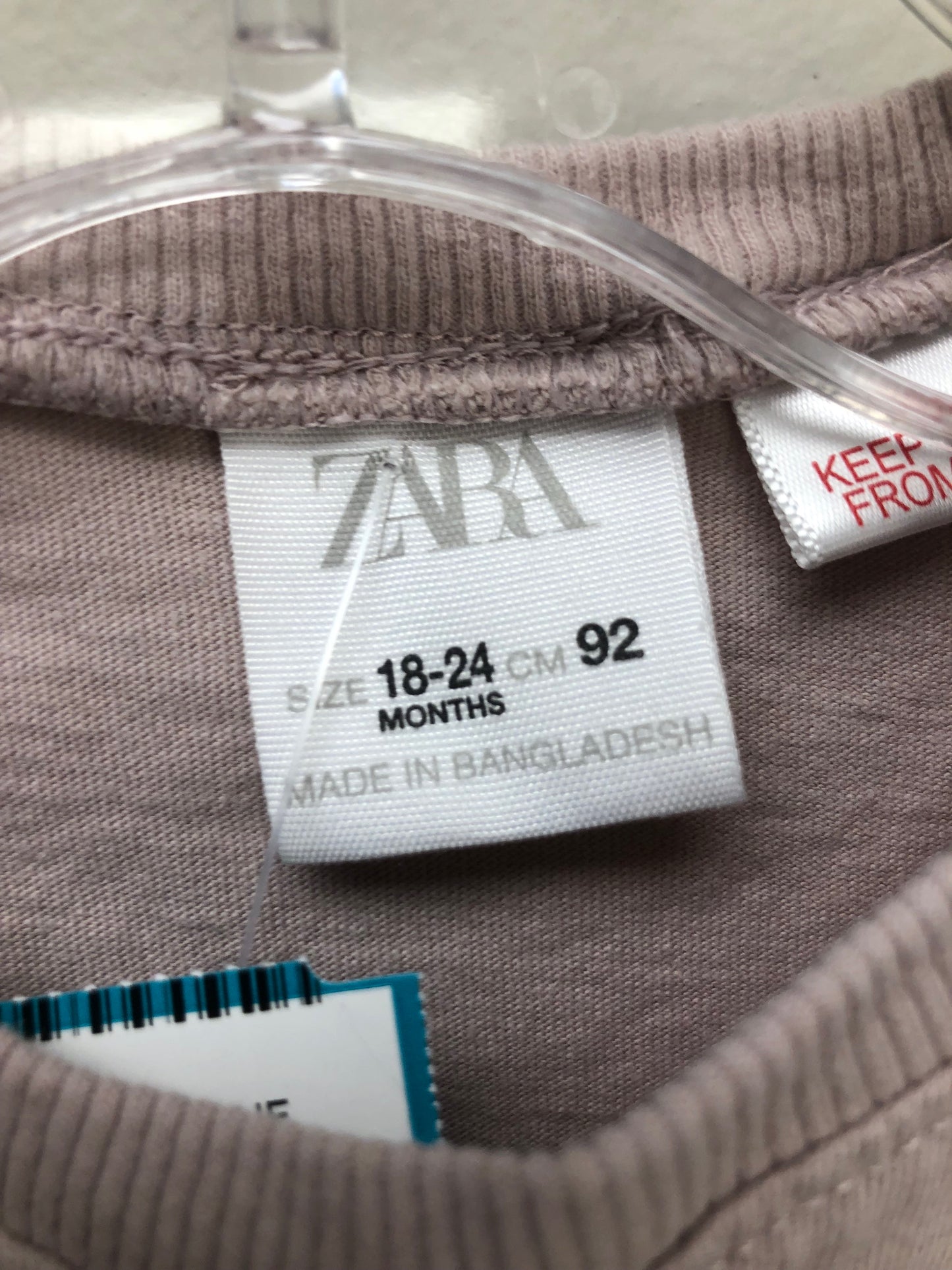 18-24 Months Zara purple lavender Shirt